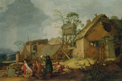 Paisaje con Granja, 1629 de Abraham Bloemaert