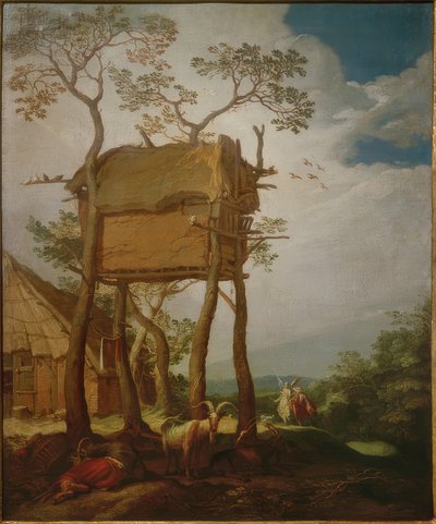 Paisaje con Tobías y el ángel de Abraham Bloemaert