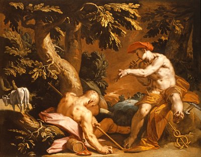 Mercurio y Argos de Abraham Bloemaert
