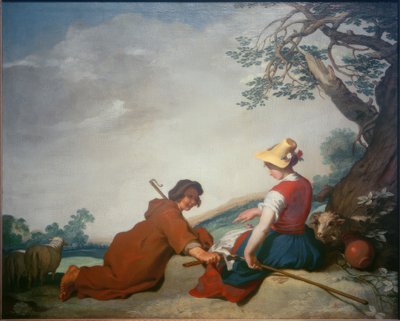 Escena pastoral de Abraham Bloemaert