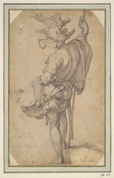 Soldado de pie de Abraham Bloemaert