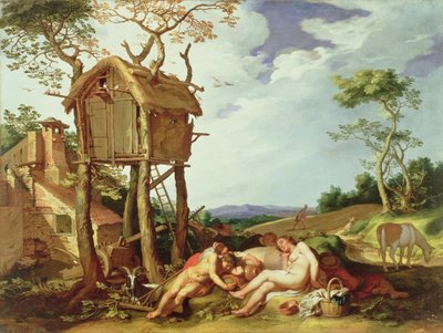 La parábola del trigo y la cizaña de Abraham Bloemaert
