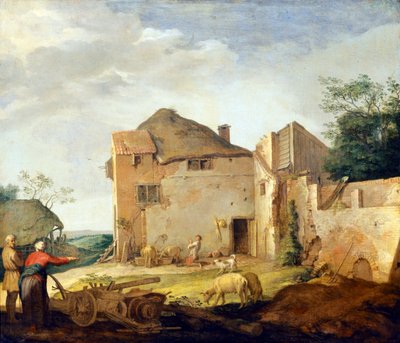 El hijo pródigo como piara de cerdos de Abraham Bloemaert