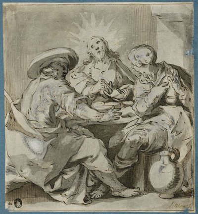 La cena de Emaús de Abraham Bloemaert