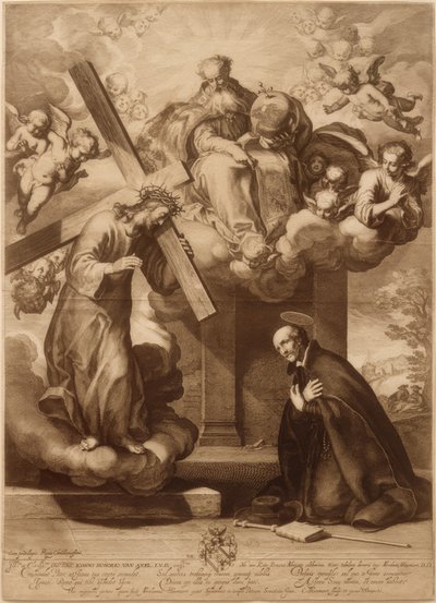 Visión de Ignacio de Loyola en La Storta de Abraham Bloemaert