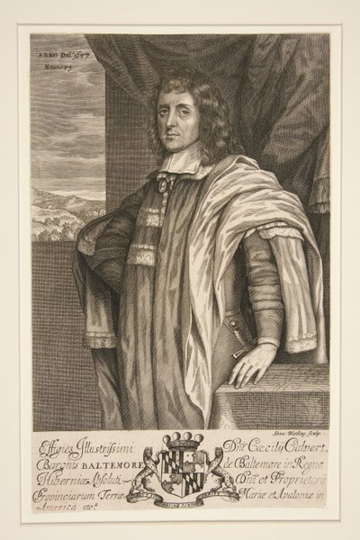Cecilius Calvert, segundo barón de Baltimore de Abraham Blooteling