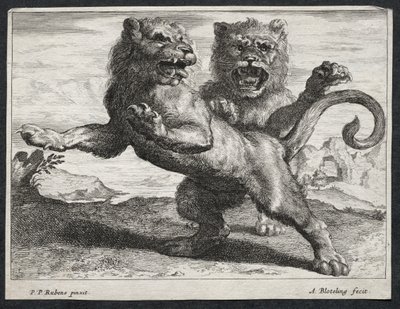 varios leones de Abraham Blooteling