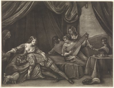 El hijo pródigo en el burdel de Abraham Bloteling (possibly)