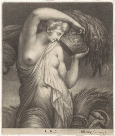 Ceres en un maizal Ceres (título sobre objeto) de Abraham Bloteling