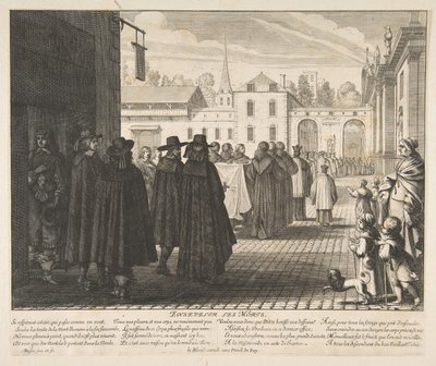 Enterrando a los muertos de Abraham Bosse