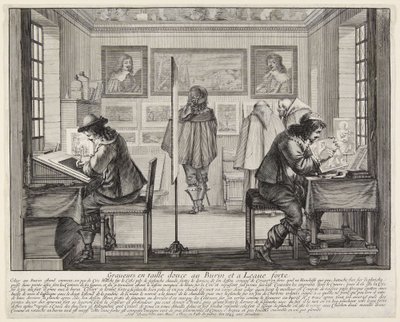 Grabadores en cobre y aguafortistas de Abraham Bosse