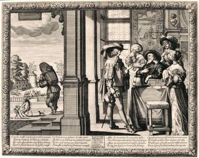 Partida del hijo pródigo de Abraham Bosse