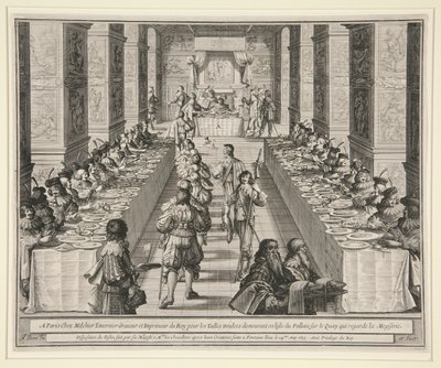 Disposición de la Fiesta, desde de Abraham Bosse