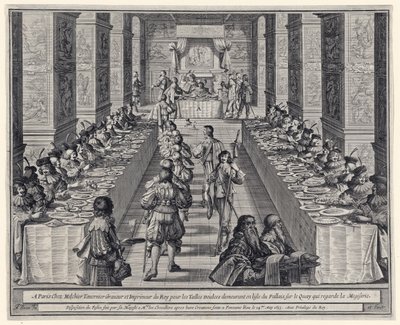 Disposición del banquete, de 