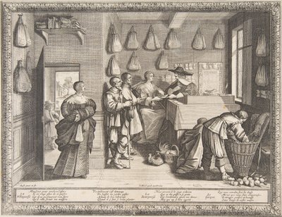 Oficina de empleo, ca. 1633 de Abraham Bosse