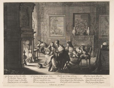 Vírgenes Necias Durmiendo de Abraham Bosse