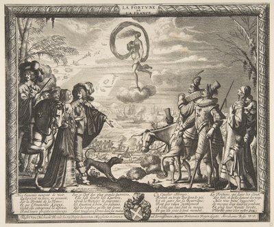 La Fortuna Favoreciendo a Francia, ca. 1635-37 de Abraham Bosse