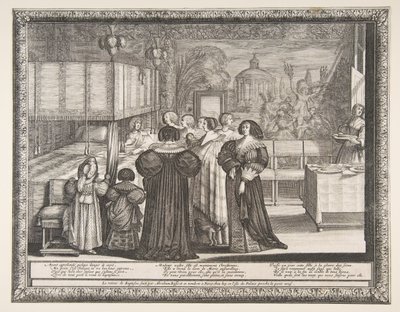 Regreso del bautizo de Abraham Bosse