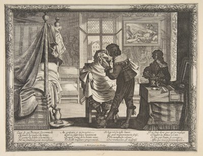 El Barbero, ca. 1632-33 de Abraham Bosse