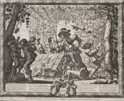 Las cuatro estaciones: Otoño de Abraham Bosse