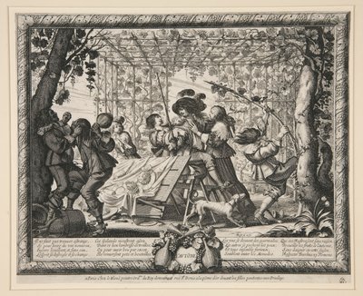 Las cuatro estaciones: Otoño de Abraham Bosse