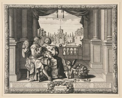 Las cuatro estaciones: primavera de Abraham Bosse