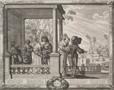 Las Cuatro Estaciones: Verano de Abraham Bosse