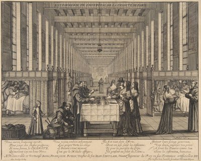 La enfermería del Hospital de la Caridad de Abraham Bosse