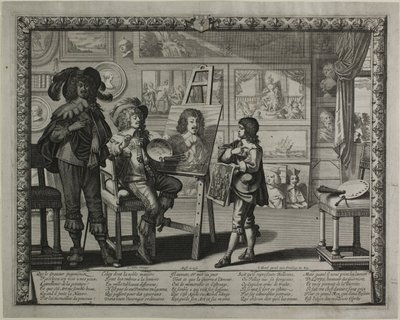 El pintor noble de Abraham Bosse