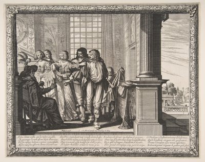 El hijo pródigo cambia de ropa, ca. 1636 de Abraham Bosse