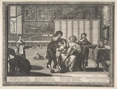 El cirujano La Saignée, 1632 de Abraham Bosse