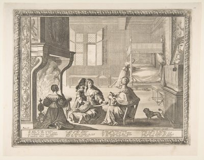 Visita de la niñera de Abraham Bosse