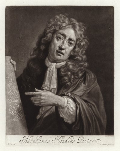 Retrato de Abraham Hondius de Abraham Danielsz. Hondius
