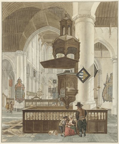 La Grote Kerk de La Haya de Abraham Delfos