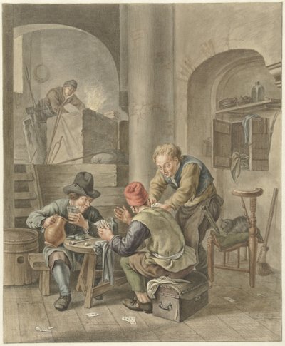 Los jugadores de cartas de Abraham Delfos