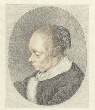 La solterona (detalle de la cabeza de la mujer) de Abraham Delfos
