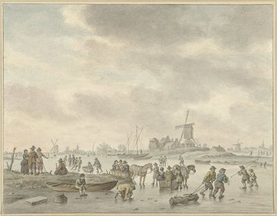 Entretenimiento en el hielo de Abraham Delfos