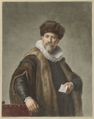 Retrato de Nicolaas Ruts de Abraham Delfos