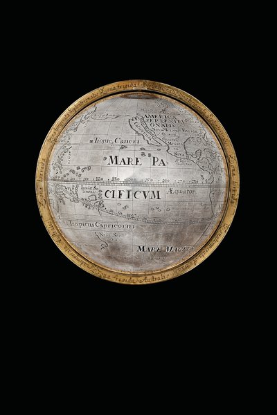 Dos globos terráqueos y celestes excepcionales, sostenidos por Hércules y Atlas, Augsburgo, 1697-99 de Abraham Drentwett