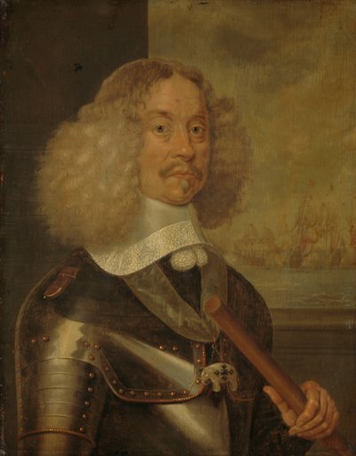 Retrato de Jacobo Barón van Wassenaer, Señor de Obdam, Teniente-Almirante de Holanda y Frisia Occidental de Abraham Evertsz. van Westerveld