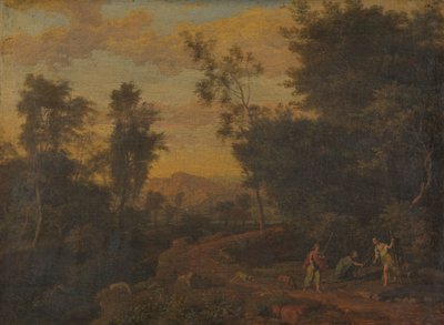 Diana y sus ninfas de caza de Abraham Genoels (attributed to)