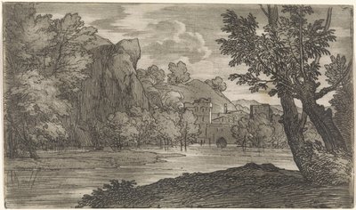 Paisaje con río de Abraham Genoels