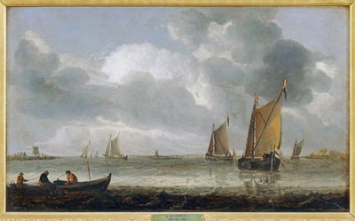 El azul marino plateado ... de Abraham Hendricksz van Beyeren