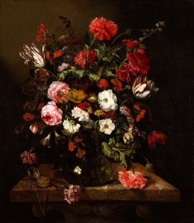 Naturaleza muerta con flores de Abraham Hendricksz van Beyeren