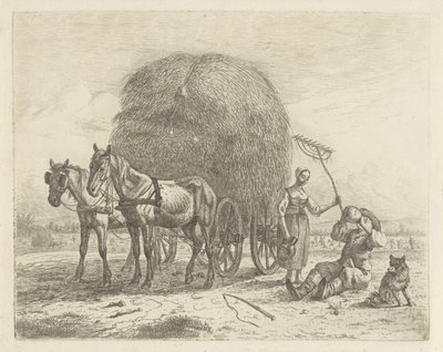 Granjero bebiendo con un segador de Abraham Hendrik Winter