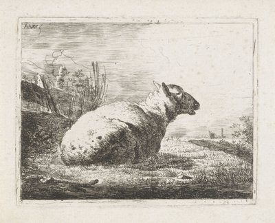 ovejas mentirosas de Abraham Hendrik Winter