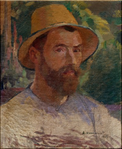 Autorretrato Abraham Hermanjat de Abraham Hermanjat