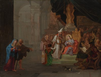 Cristo entre los doctores de Abraham Hondius