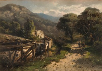 Paisaje y molino de Abraham Hulk