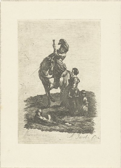 jinete a caballo de Abraham Jacobi